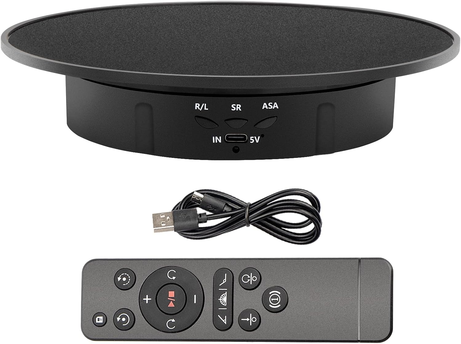 Turning Gouge Set - 7,9-inch gemotoriseerde displaystandaard, 5V USB-aangedreven 360