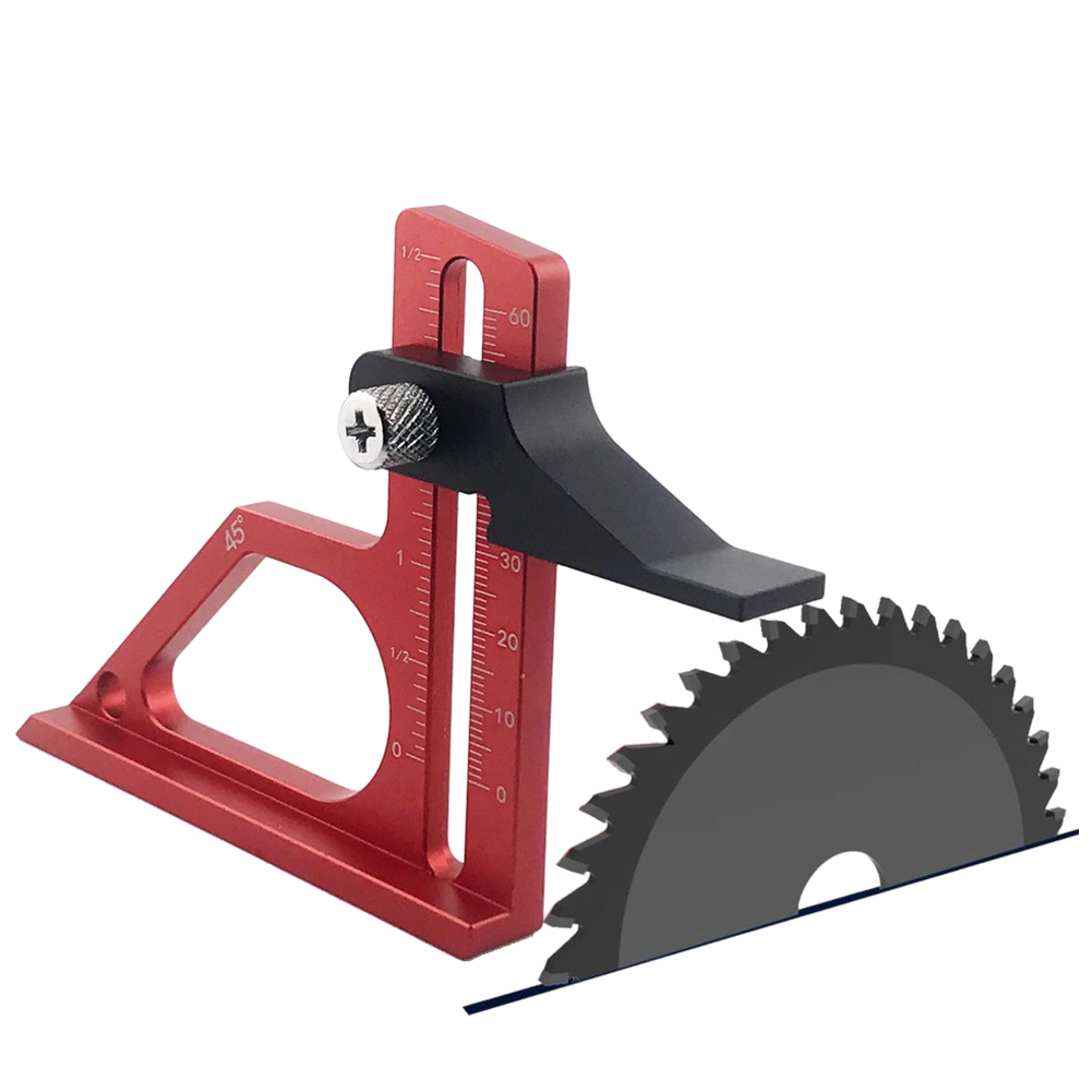 Woodworking Gauge - Tafelzaag dieptemeter met metrische en inch-schaal,
