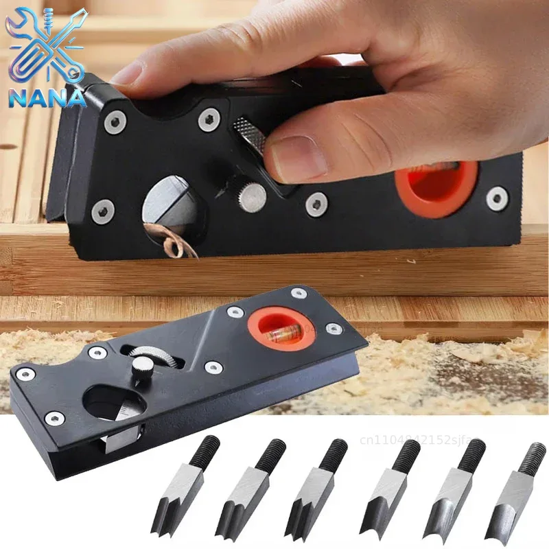 Woodworking Edge Corner Planer - Afvlakvlakmes voor hout Houtbewerking Handvlakmes voor