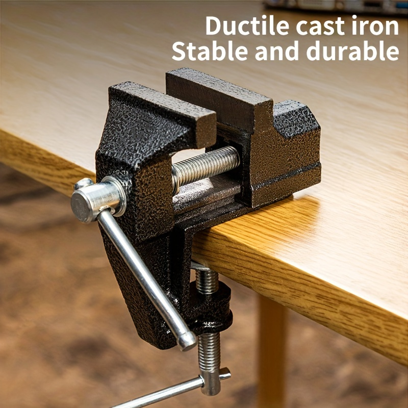 Woodworking Front Vise - 1-delige bankschroef, kleine bankschroef, precisie platbektang
