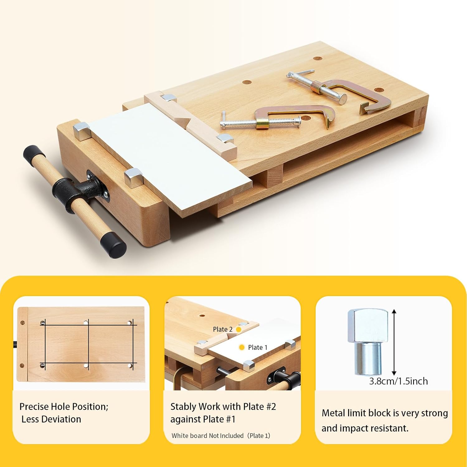 Hardhouten werkbank Houtbewerk - Woodworking Vise Types recensie en prijs