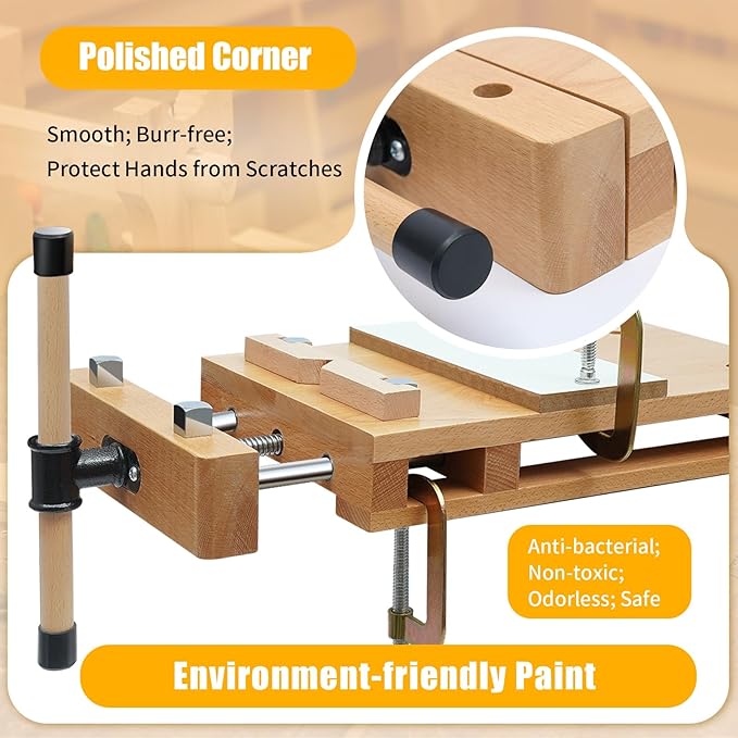 Hardhouten werkbank Houtbewerk - Woodworking Vise Types recensie en prijs