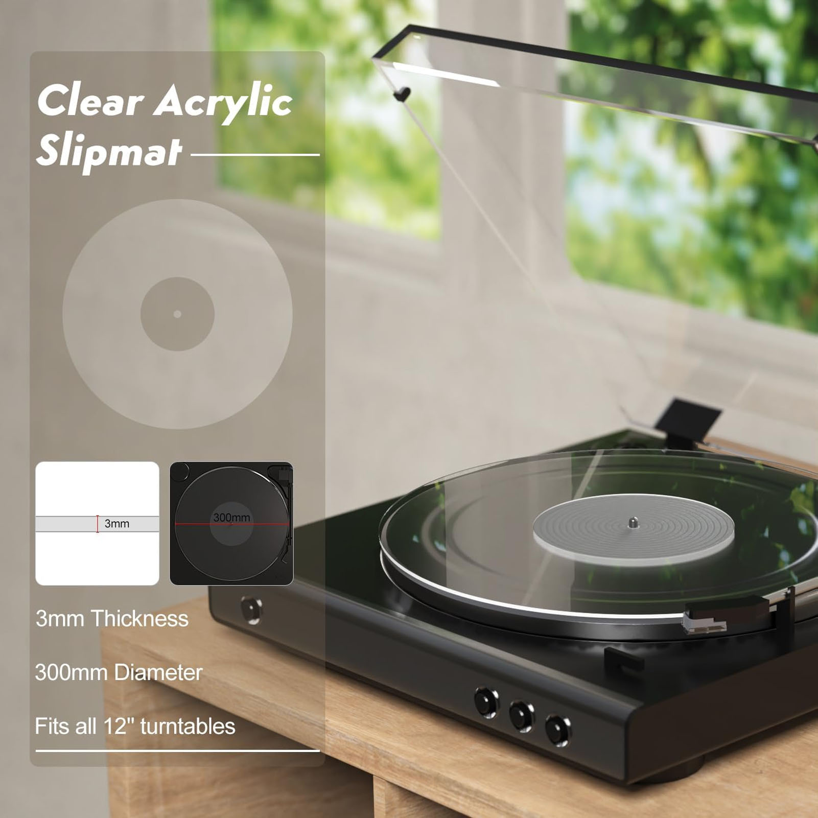 Platenspeler Platter Slip Mat  - Turning Gouge Set recensie en prijs
