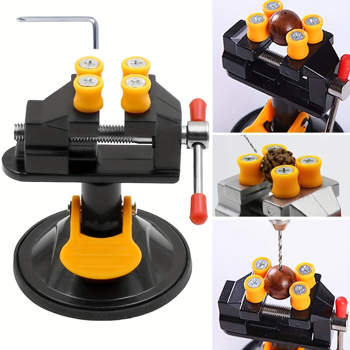 360 °   Draaibare zuignap mini - Woodworking Front Vise recensie en prijs