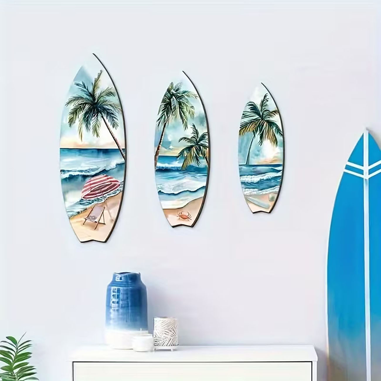 3-delige Ocean View surfplank  - Woodworking Room recensie en prijs