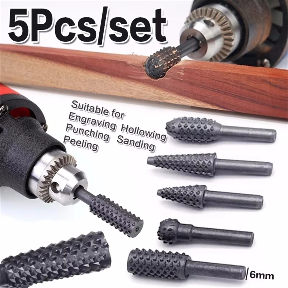 5PCS Rotary Craft Files Rotary - Woodworking Files And Rasps recensie en prijs