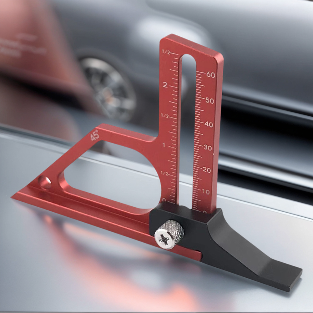 Tafelzaag dieptemeter met metr - Woodworking Gauge recensie en prijs