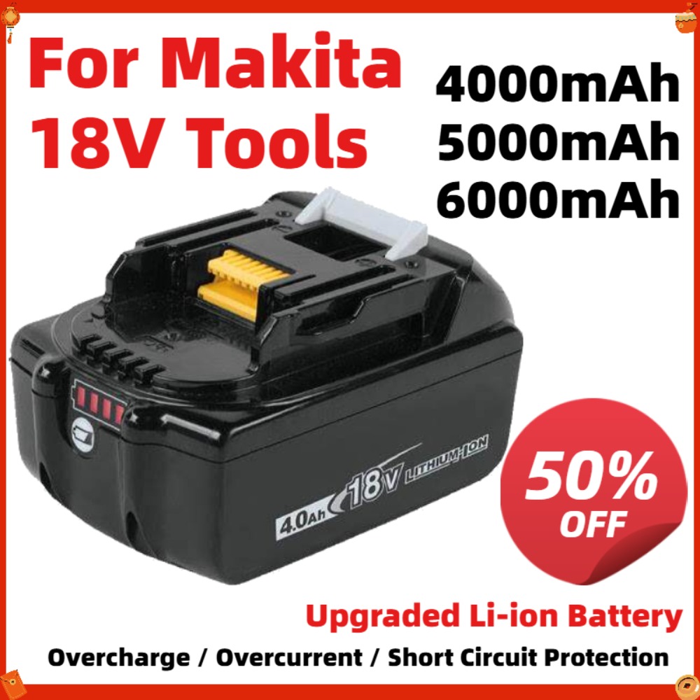 6000mAh Verbeterde Batterij vo - Makita Drill Dtw300 recensie en prijs