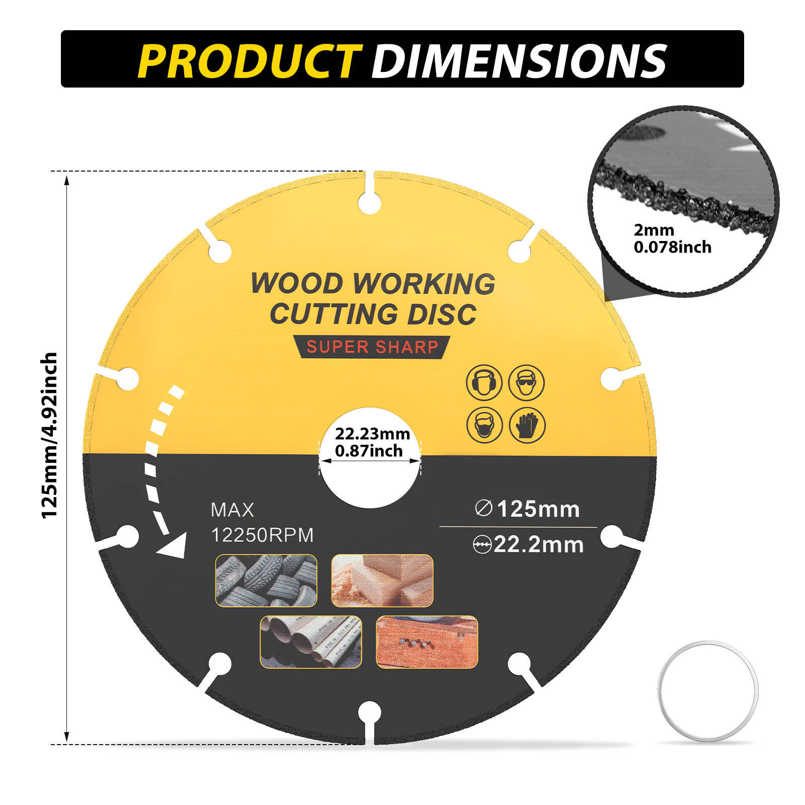 5 inch zaagblad multitool hout - Woodworking Edge Corner Planer recensie en prijs