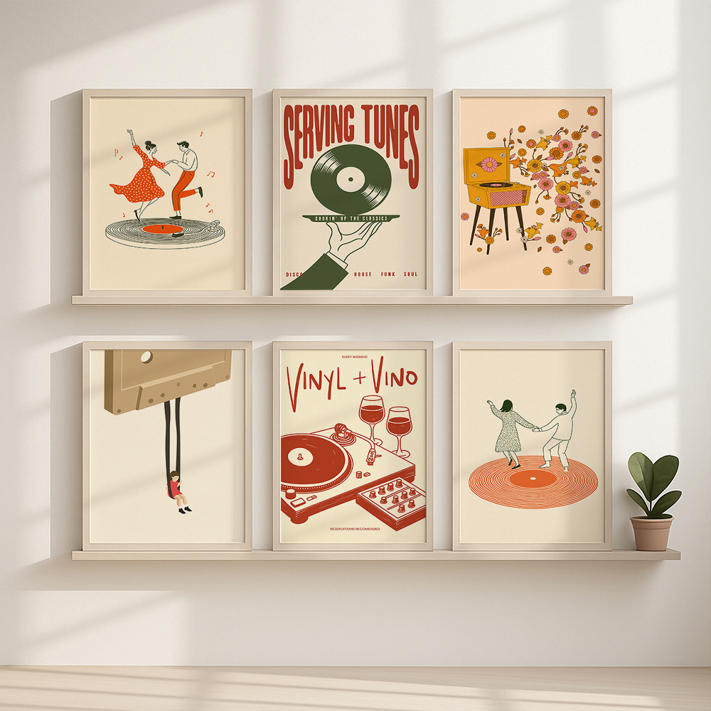 1pc Vintage Muziek Canvas Post - Turning Gouge Set recensie en prijs
