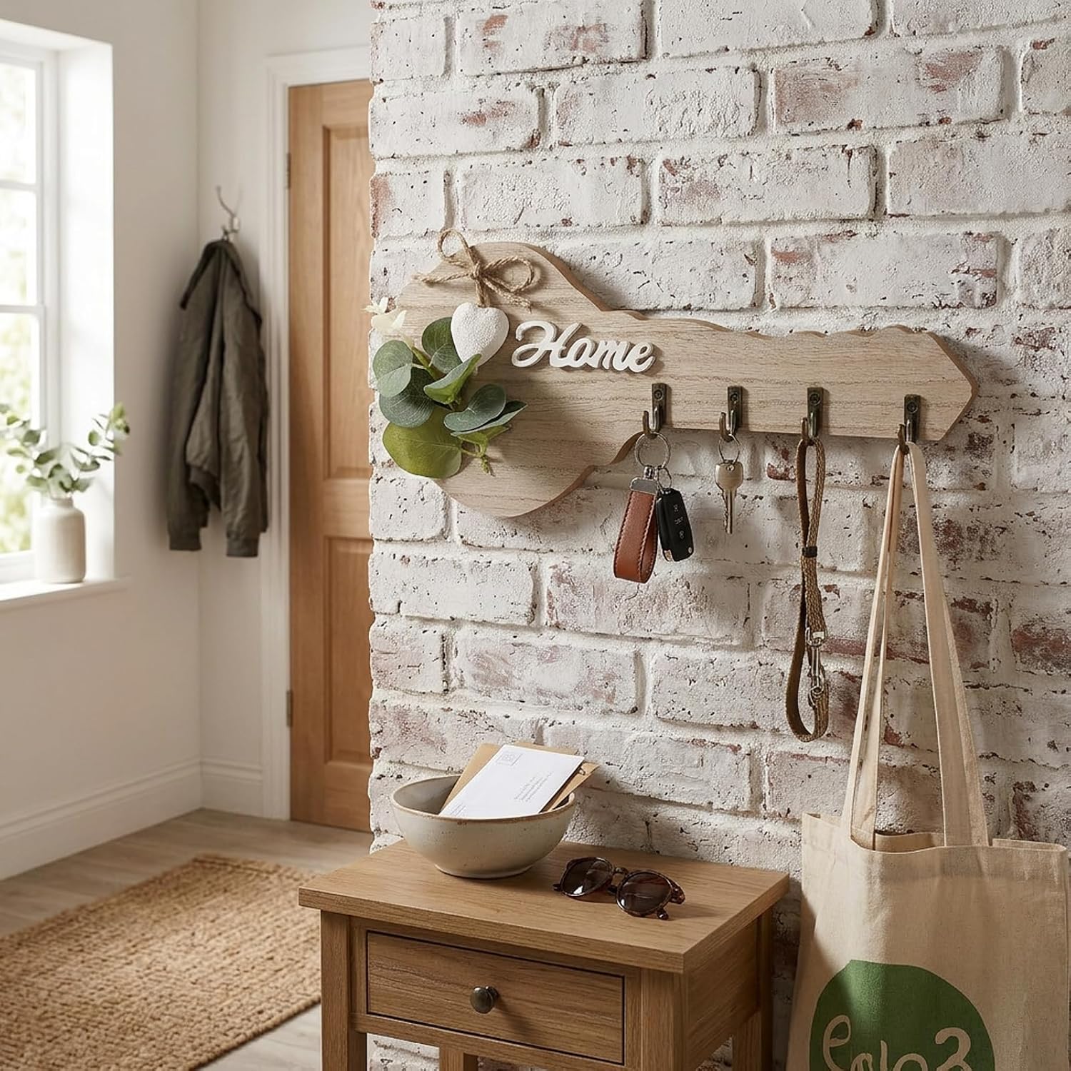 Rustieke houten sleutelhanger  - Woodworking Room recensie en prijs