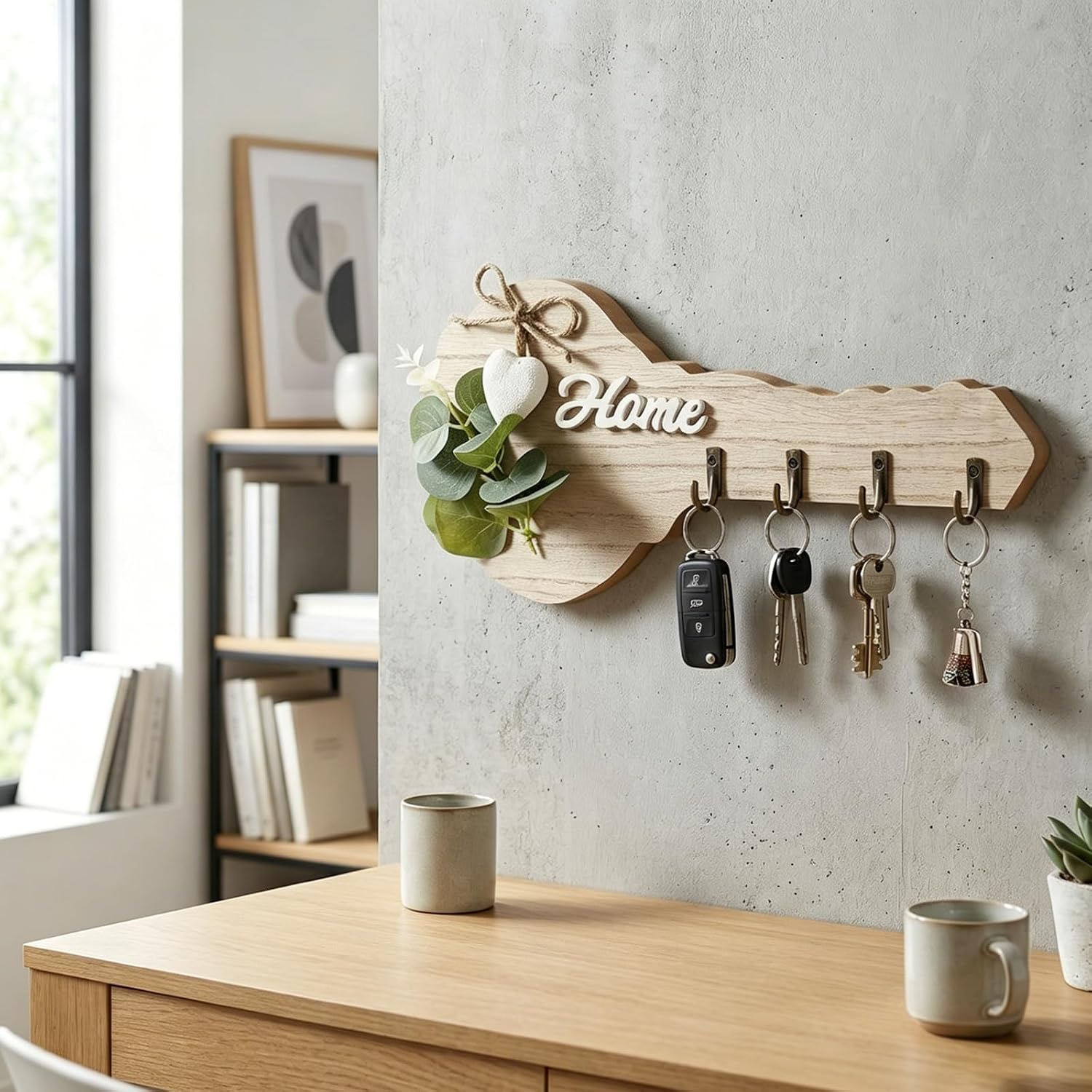 Rustieke houten sleutelhanger  - Woodworking Room recensie en prijs
