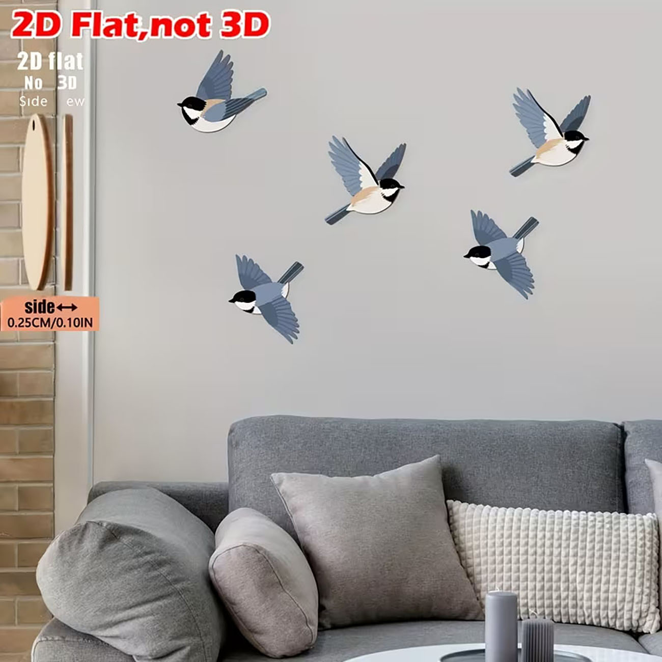 2D Platte Zwaluw Houten Wandde - Woodworking Room recensie en prijs