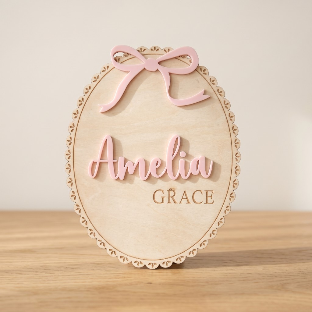 1Pc Custom Bow Lace Edge Baby  - Woodworking Room recensie en prijs