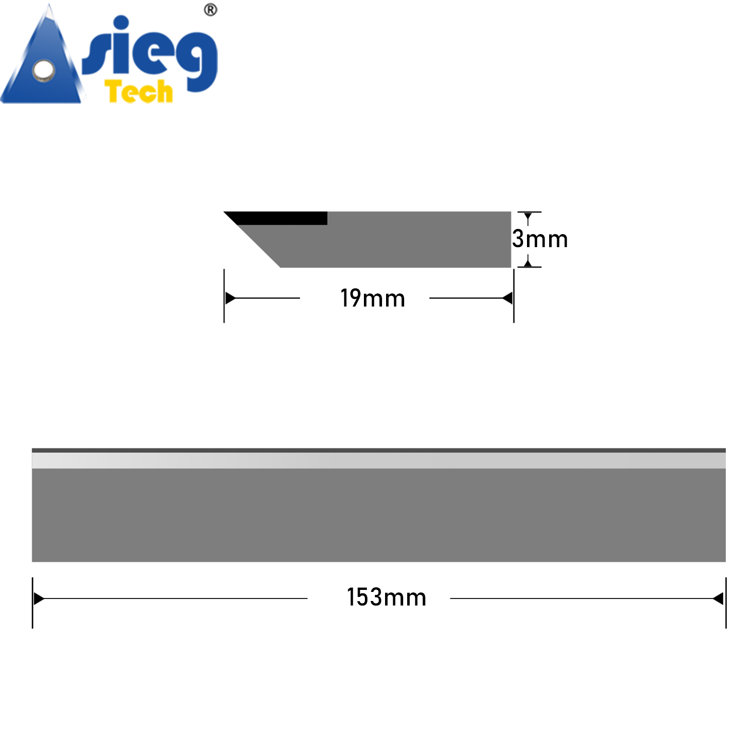 153×19×3mm Schaafmessen Jointe - Woodworking Jointer recensie en prijs