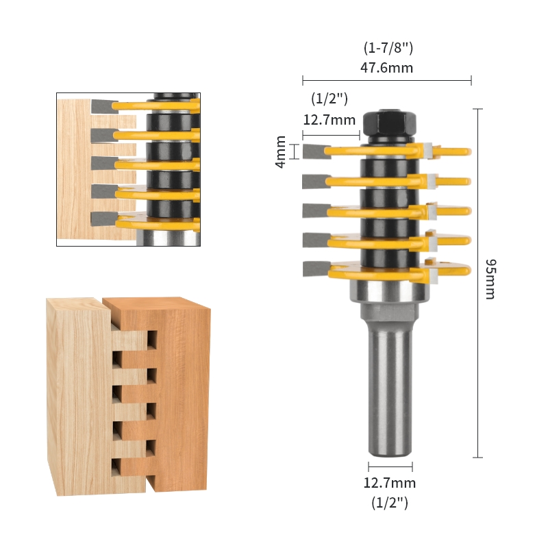 YUSUN 3-tanden doos vingergewr - Woodworking Jointer recensie en prijs